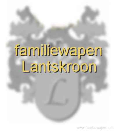 familiewapen Lantskroon