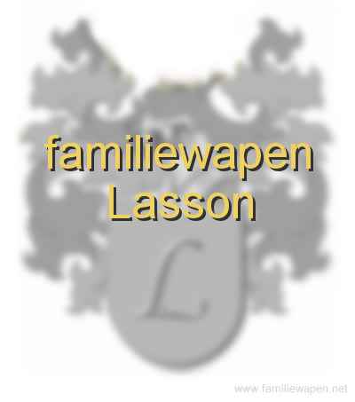 familiewapen Lasson