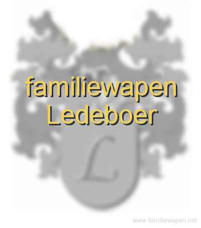 familiewapen Ledeboer