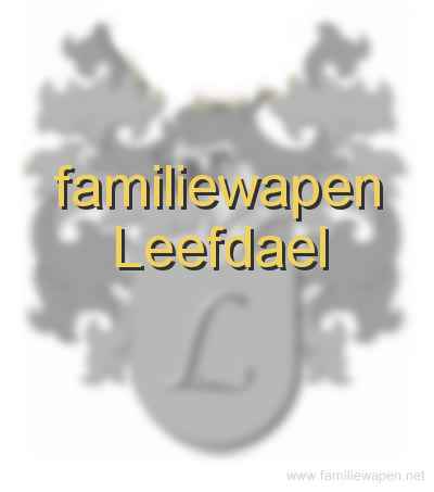 familiewapen Leefdael