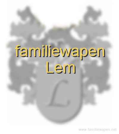 familiewapen Lem