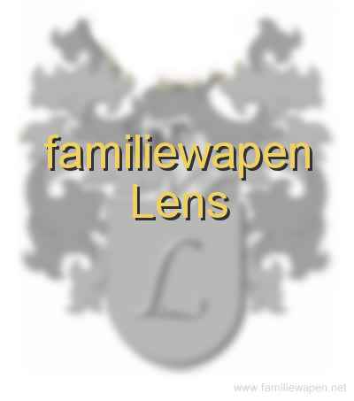 familiewapen Lens