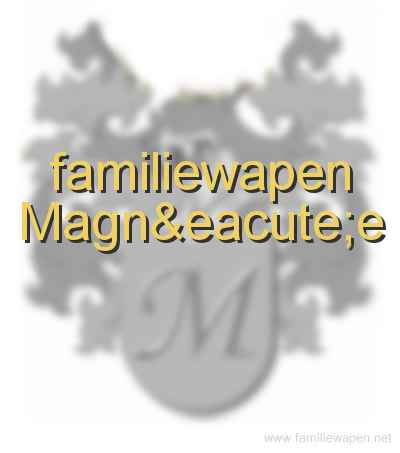 familiewapen Magnée