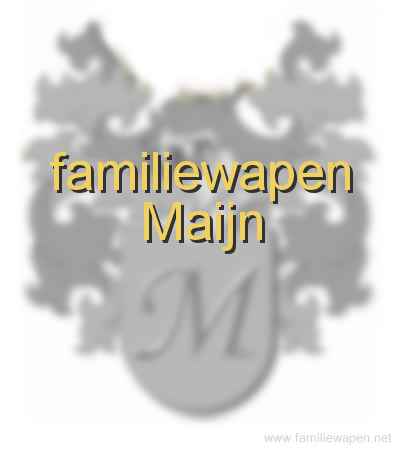 familiewapen Maijn