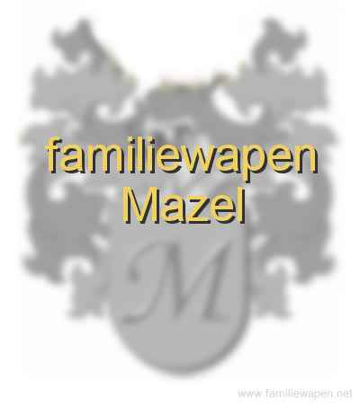 familiewapen Mazel