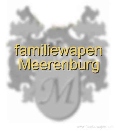 familiewapen Meerenburg