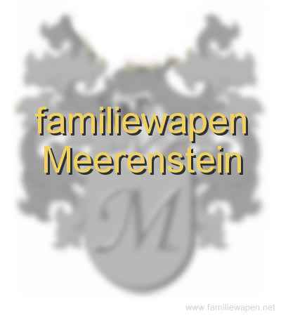 familiewapen Meerenstein