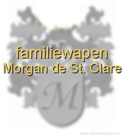familiewapen Morgan de St. Clare
