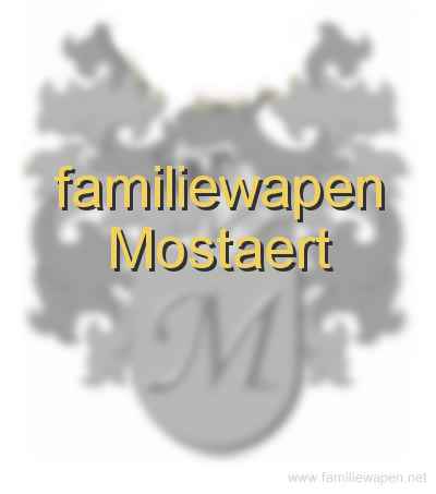 familiewapen Mostaert