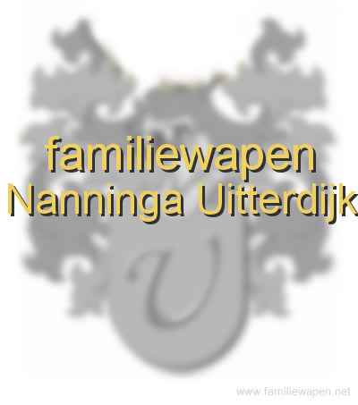 familiewapen Nanninga Uitterdijk