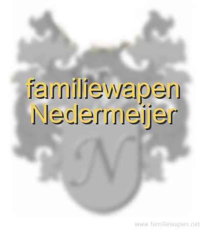 familiewapen Nedermeijer