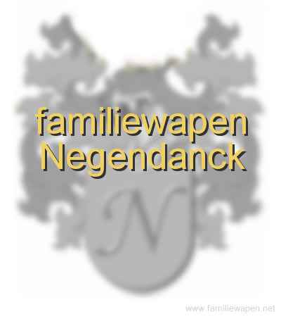 familiewapen Negendanck