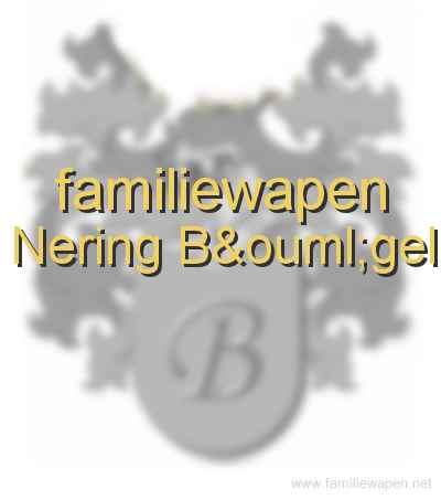 familiewapen Nering Bögel