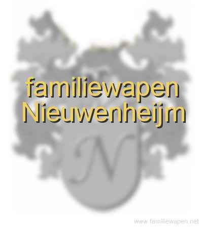 familiewapen Nieuwenheijm