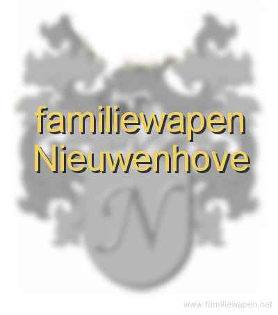 familiewapen Nieuwenhove
