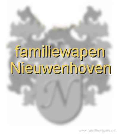 familiewapen Nieuwenhoven