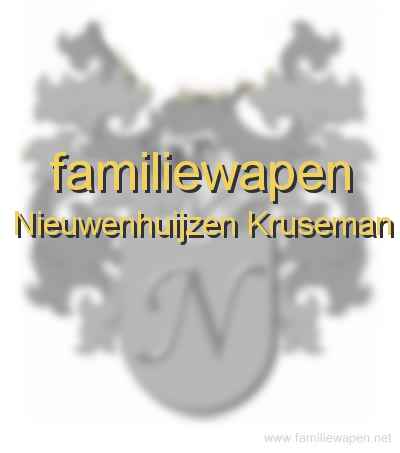 familiewapen Nieuwenhuijzen Kruseman