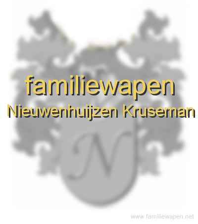 familiewapen Nieuwenhuijzen Kruseman