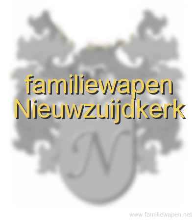 familiewapen Nieuwzuijdkerk