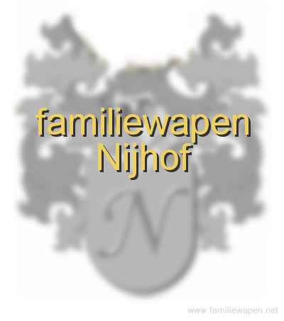 familiewapen Nijhof