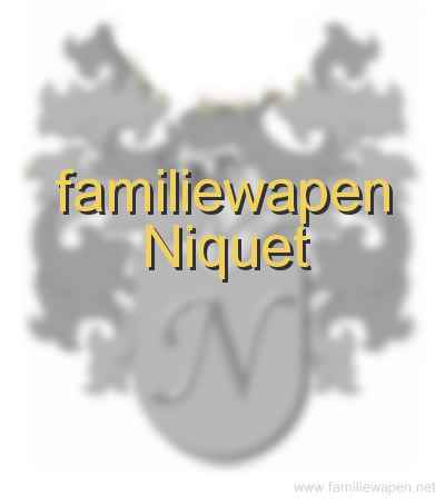 familiewapen Niquet