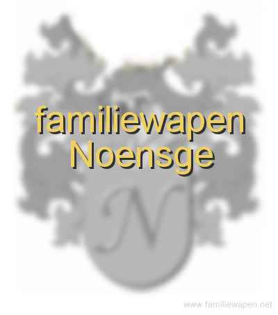 familiewapen Noensge