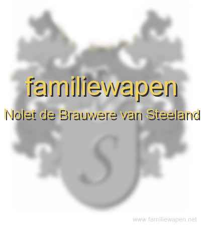 familiewapen Nolet de Brauwere van Steeland
