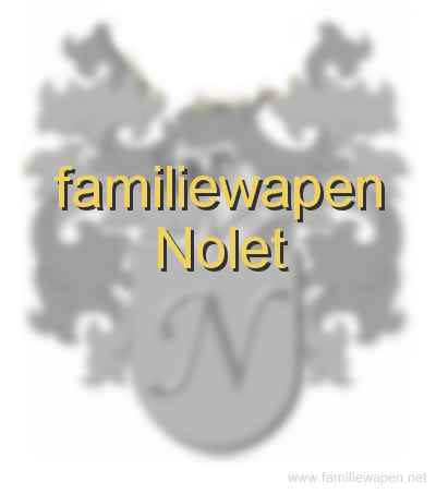 familiewapen Nolet