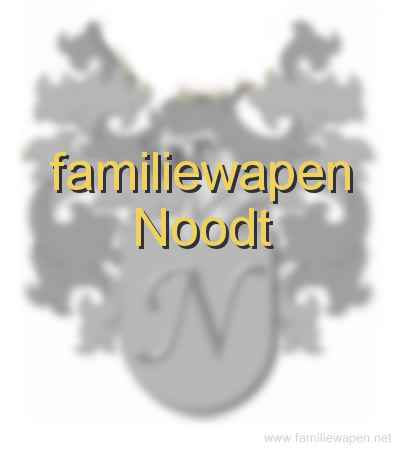 familiewapen Noodt
