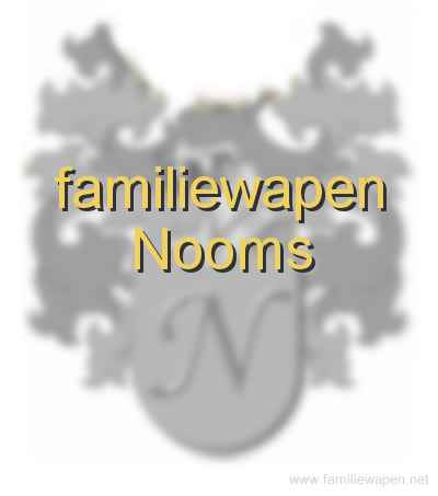 familiewapen Nooms