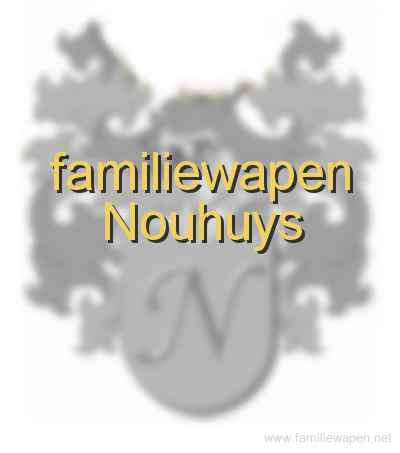 familiewapen Nouhuys