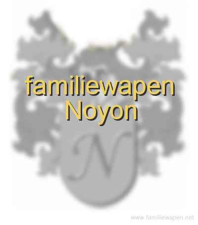 familiewapen Noyon