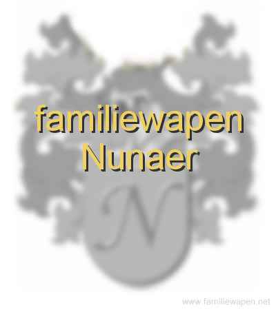 familiewapen Nunaer