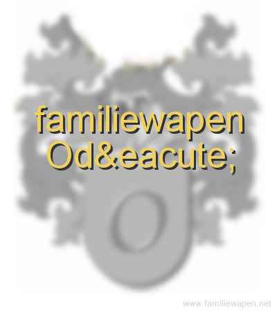 familiewapen Odé