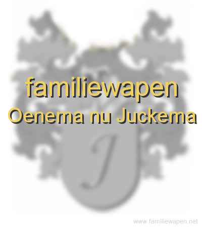 familiewapen Oenema nu Juckema