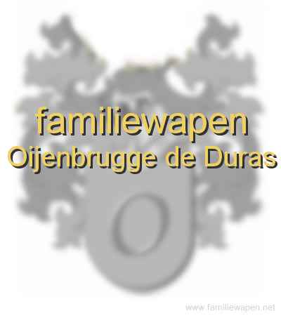 familiewapen Oijenbrugge de Duras