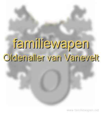 familiewapen Oldenaller van Vanevelt