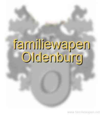 familiewapen Oldenburg