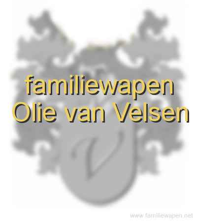 familiewapen Olie van Velsen