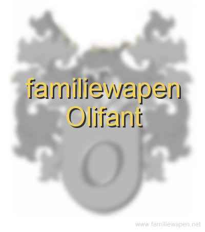 familiewapen Olifant