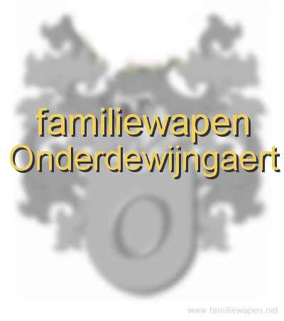 familiewapen Onderdewijngaert