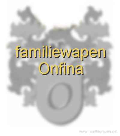 familiewapen Onfina