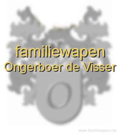 familiewapen Ongerboer de Visser