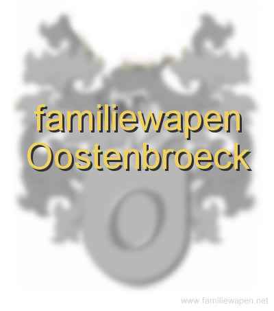familiewapen Oostenbroeck