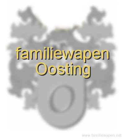 familiewapen Oosting