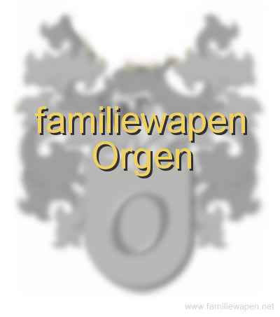 familiewapen Orgen