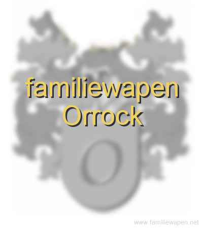 familiewapen Orrock