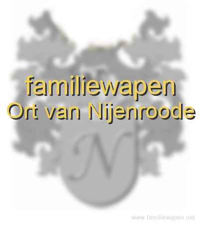 familiewapen Ort van Nijenroode