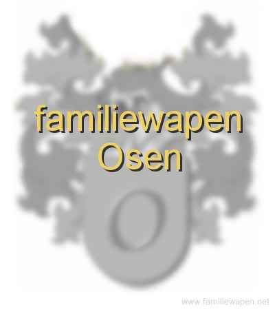 familiewapen Osen