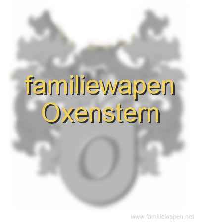 familiewapen Oxenstern